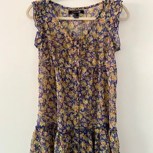Vintage Forever21 Chiffon floral dress